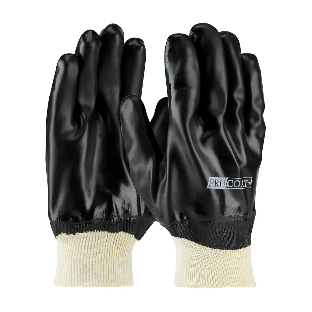 Pip 58-8015 Premium Pvc Dipped Glove With Interlock Liner And Smooth Finish - Knit Wrist 58-8015-20582