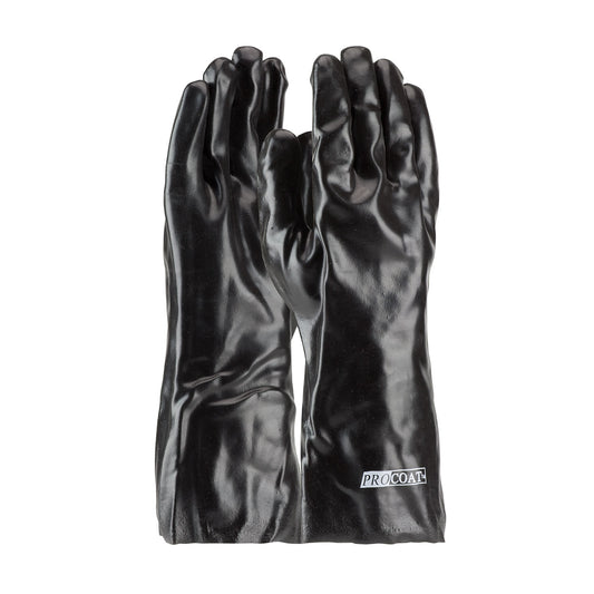 PIP 58-8040 Premium PVC Dipped Glove with Interlock Liner and Smooth Finish - 14" Length