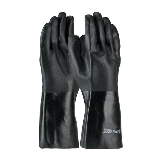 PIP 58-8040DD Premium PVC Dipped Glove with Jersey Liner and Rough Acid Finish - 14" Length