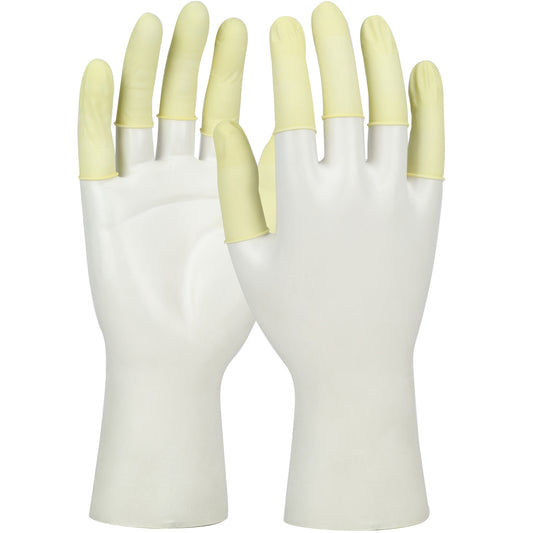 QRP 5CS Powder-Free Vacuum Sealed Latex Finger Cots ISO 5 (Class 100)