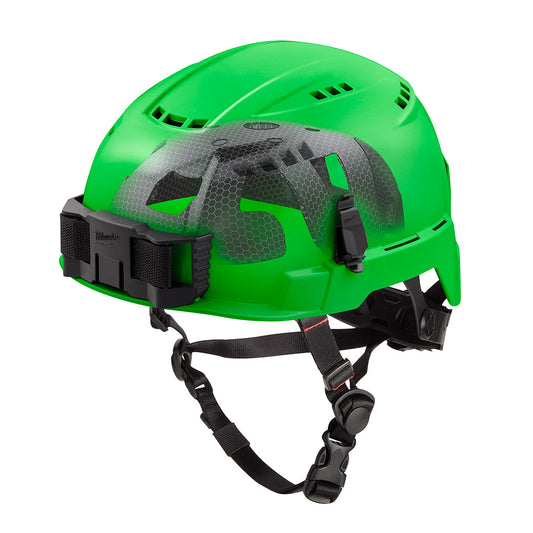 BOLT™ Green Vented Safety Helmet with IMPACT ARMOR™ Liner (USA) - Type 2, Class C