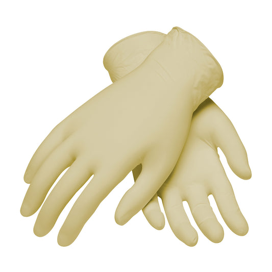 CleanTeam 100-322400/S Single Use Class 100 Cleanroom Latex Glove with Fully Textured Grip - 9.5"