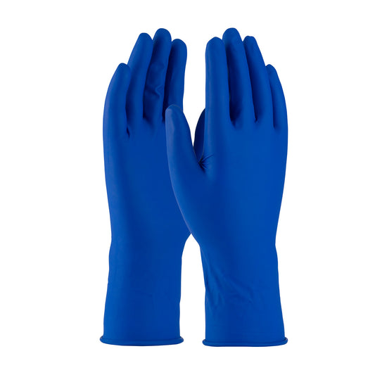 West Chester 2550/S Exam Grade Disposable Latex Glove, Powder Free with Fully Textured Grip - 14 Mil