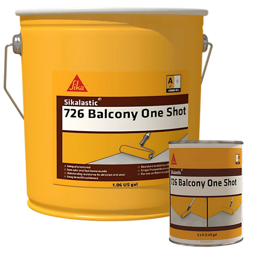 Sikalastic-726 Balcony One Shot - 2C Primerless Single Step System (Pedestrian) - Tan