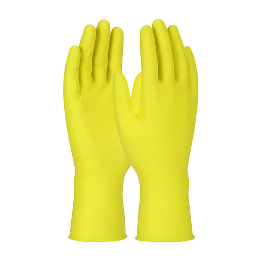 Grippaz 67-306/M Extended Use Ambidextrous Nitrile Glove With Textured Fish Scale Grip - 6 Mil 67-306M-20937