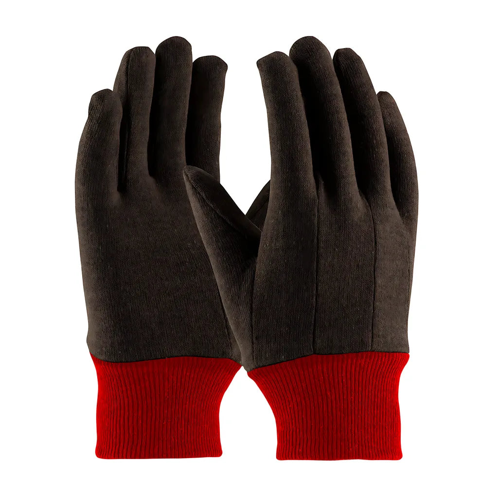 West Chester 750Rkw/Xl Regular Weight Polyester/Cotton Jersey Glove With Fleece Lining - Red Knit Wrist 750RKWXL-21645