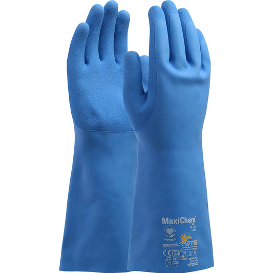 ATG 76-733/S Latex Blend Coated Glove with HPPE Liner and Non-Slip Grip on Palm & Fingers - 14"