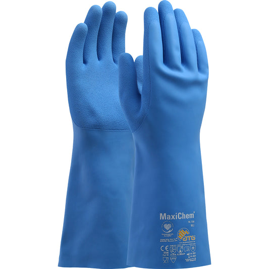 ATG 76-730/M Latex Blend Coated Glove with Nylon / Elastane Liner and Non-Slip Grip on Palm & Fingers  14"