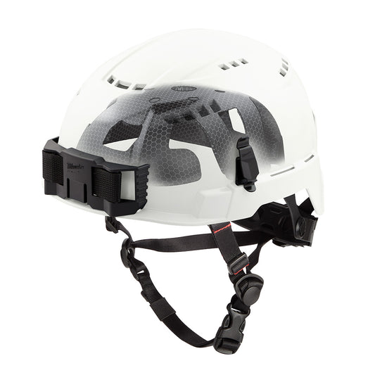 BOLT™ White Vented Safety Helmet with IMPACT ARMOR™ Liner (USA) - Type 2, Class C