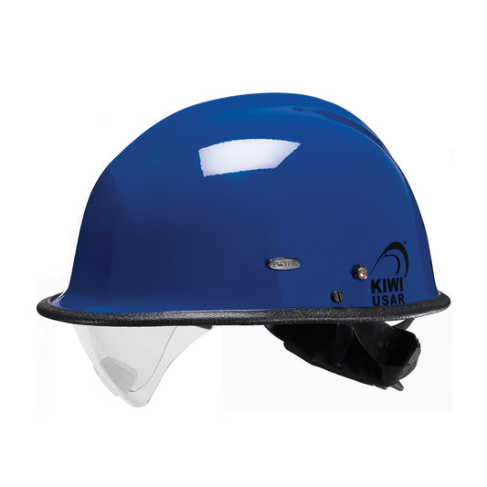 Pacific Helmets 804-3408 Rescue Helmet with ESS Goggle Mounts and Retractable Eye Protector