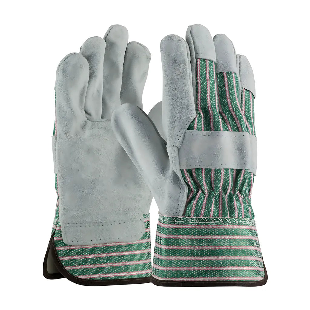 Pip 84-6532/Xl Economy Grade Split Cowhide Leather Palm Glove With Fabric Back - Rubberized Safety Cuff 84-6532XL-21875