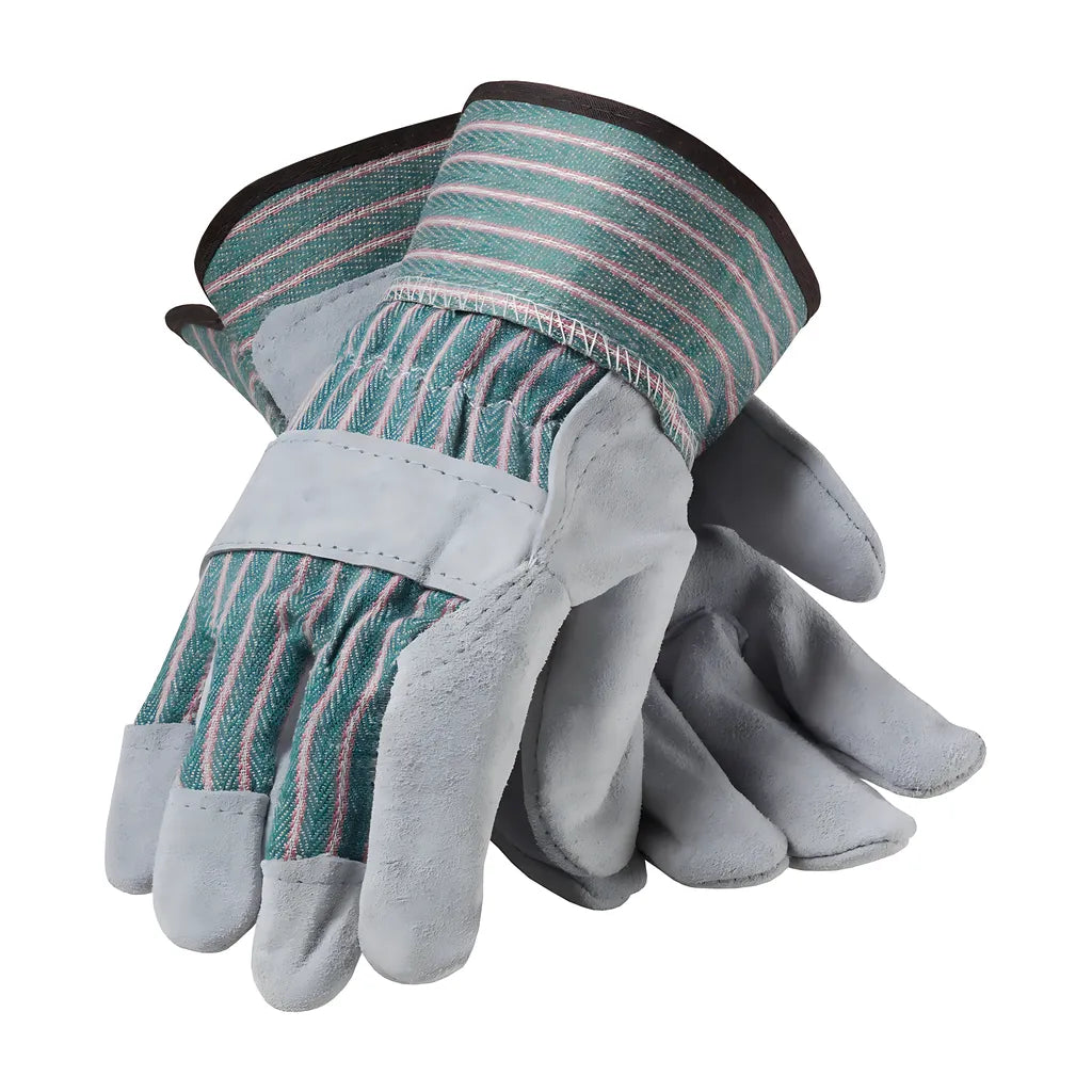 Pip 84-6532/Xl Economy Grade Split Cowhide Leather Palm Glove With Fabric Back - Rubberized Safety Cuff 84-6532XL-21876