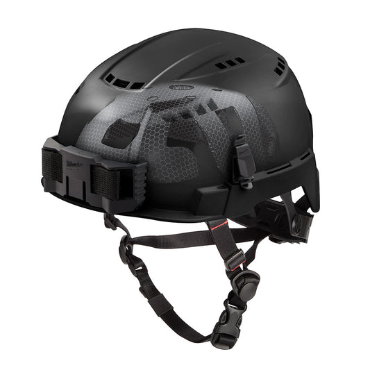 BOLT™ Black Vented Safety Helmet with IMPACT ARMOR™ Liner (USA) - Type 2, Class C