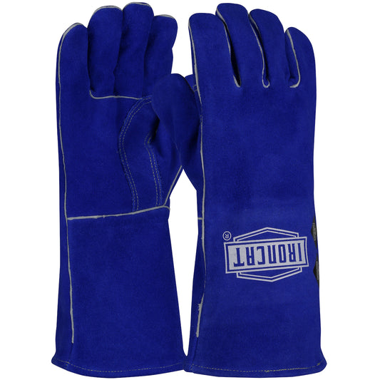 West Chester 946/S AR Premium Grade Split Cowhide Leather Welder's Glove with Para-Aramid Lining and Kevlar Stitching