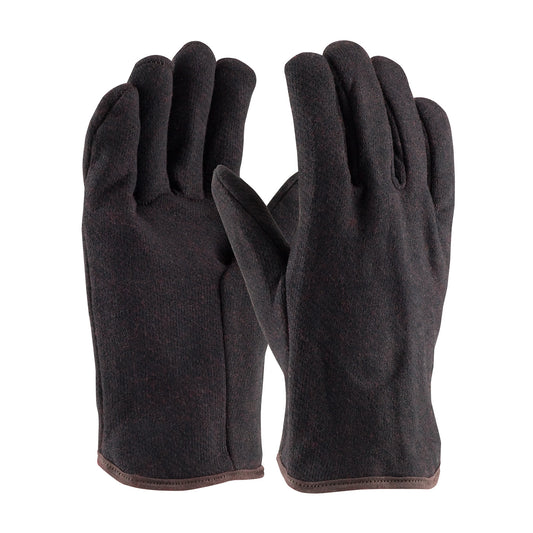West Chester 755C Heavy Weight Cotton Jersey Glove with Red Fleece Lining - Open Cuff
