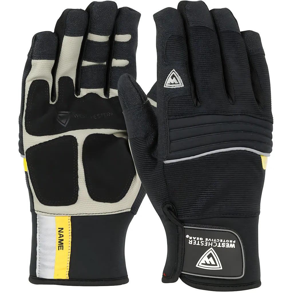 West Chester 96653/M Pro Series Yeti Synthetic Leather Palm With Spandex Back And Fleece Lining - Waterproof Liner 96653M-22881