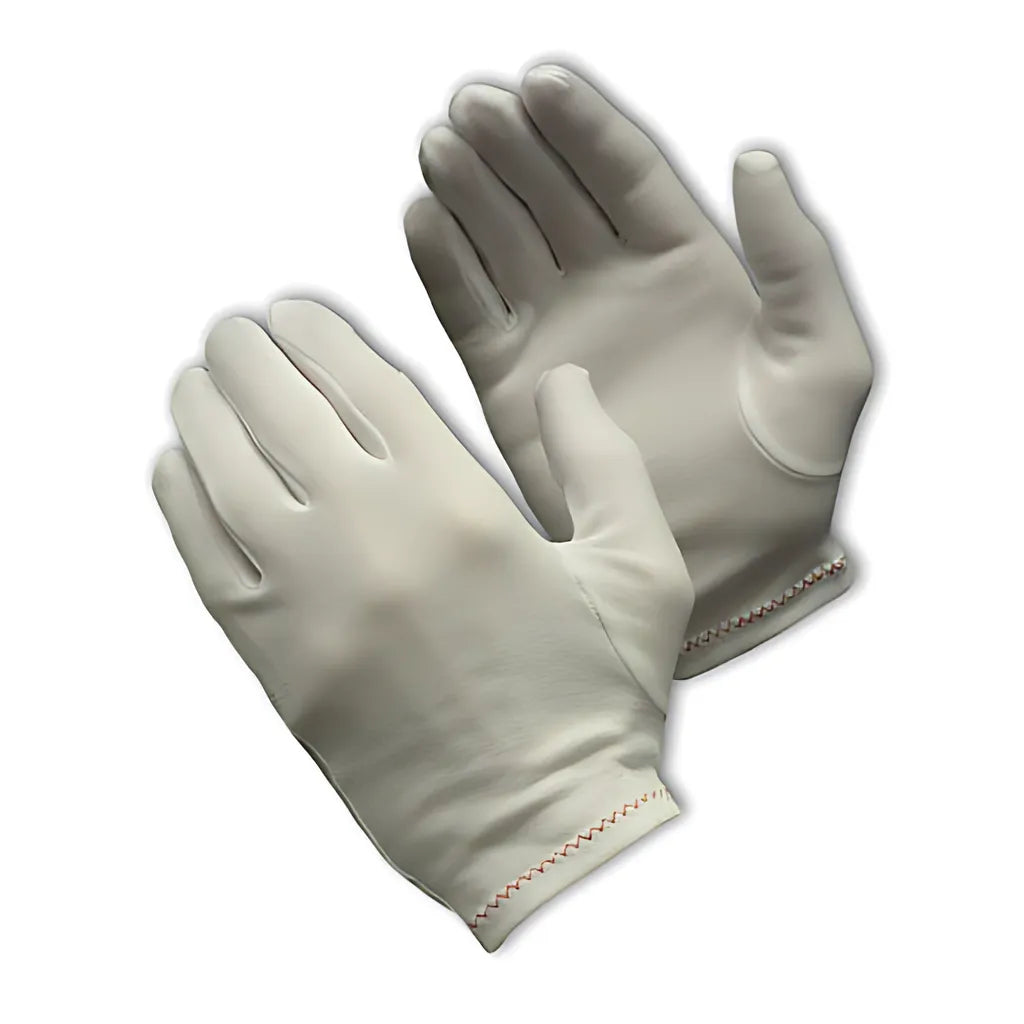 Cleanteam 98-701 Heavy Weight Stretch Nylon Inspection Glove With Zig-Zag Stitched Rolled Hem - Full Fashion Pattern 98-701-22934