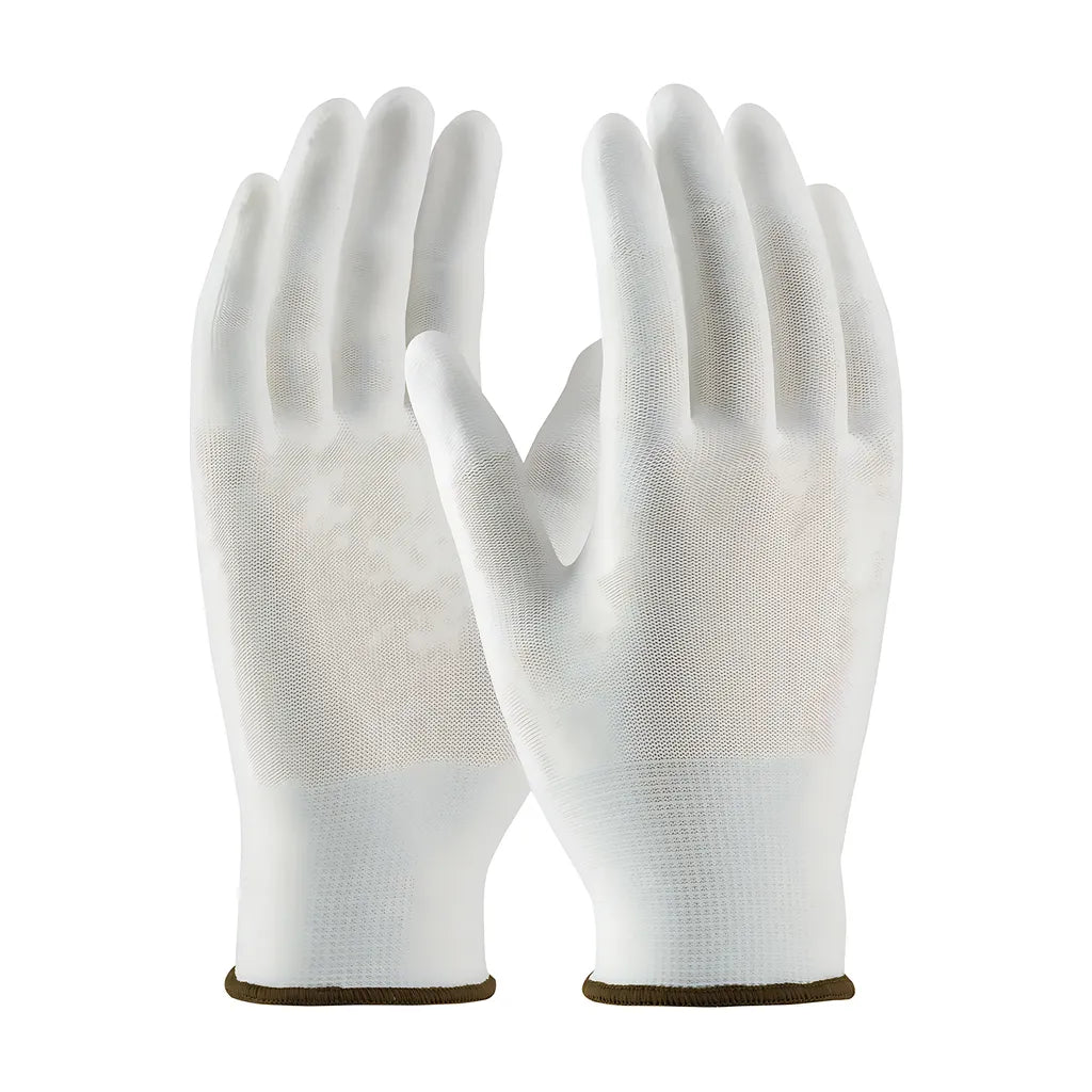 Cleanteam 99-126/M Seamless Knit Nylon Clean Environment Glove With Polyurethane Coated Smooth Grip On Fingertips 99-126M-22956