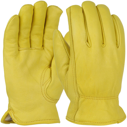 West Chester 9920KT/M Premium Top Grain Deerskin Leather Drivers Glove with 3M Thinsulate Lining - Keystone Thumb