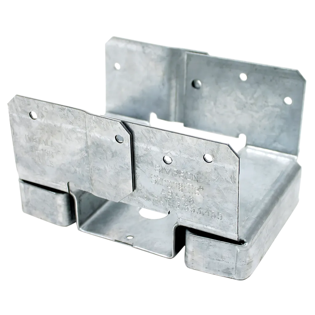 Aba Zmax® Galvanized Adjustable Standoff Post Base For 4X6 (Pack Of 10)-ABA46Z-SP9307-9903