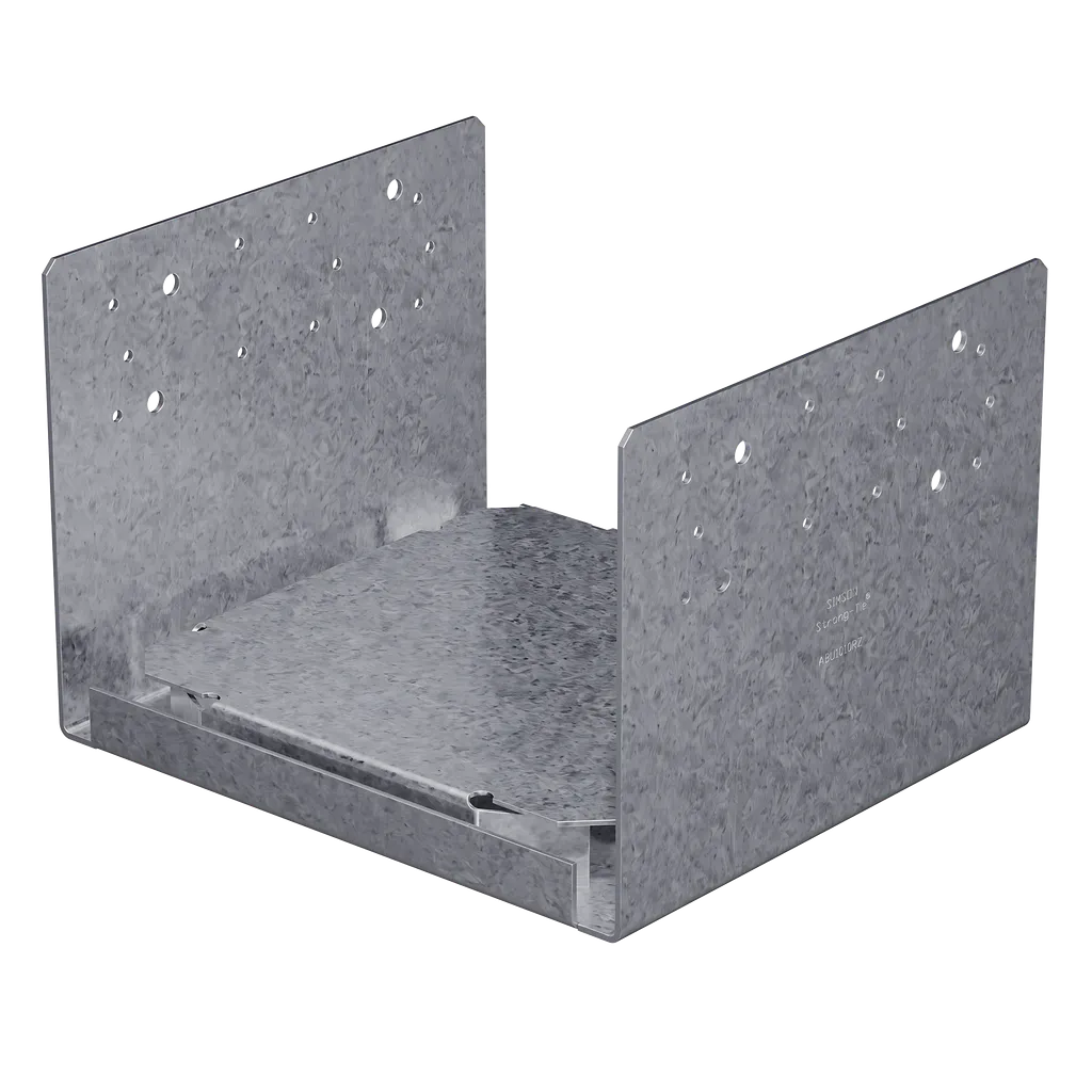 Abu Zmax® Galvanized Adjustable Post Base For 10X10 Rough (Pack Of 2)-ABU1010RZ-SP2372-2601