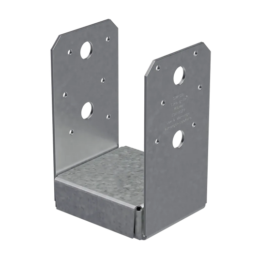 Abu ZmaxĀ® Galvanized Adjustable Standoff Post Base For 4X4 Rough-ABU44RZ-SP8724-9292