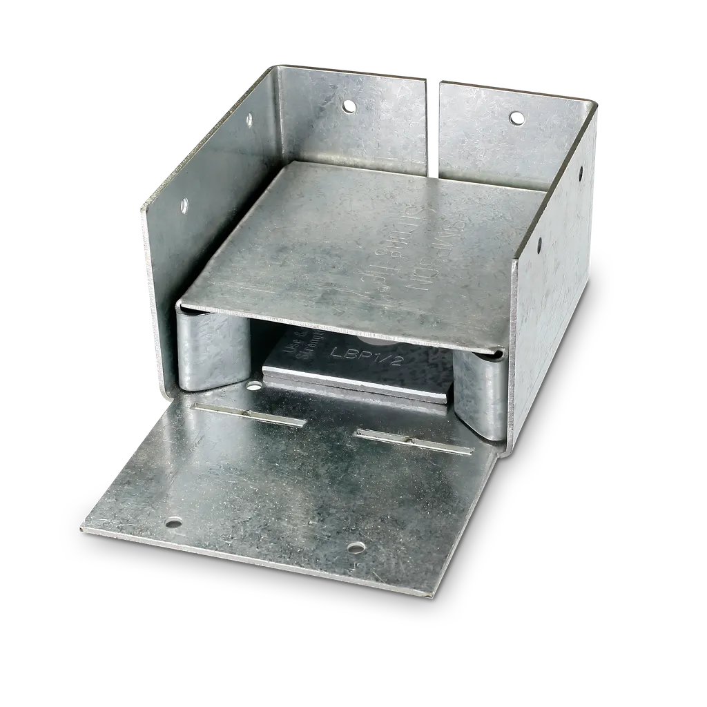 Abw Zmax® Galvanized Adjustable Standoff Post Base For 4X4 (Pack Of 10)-ABW44Z-SP8106-8640