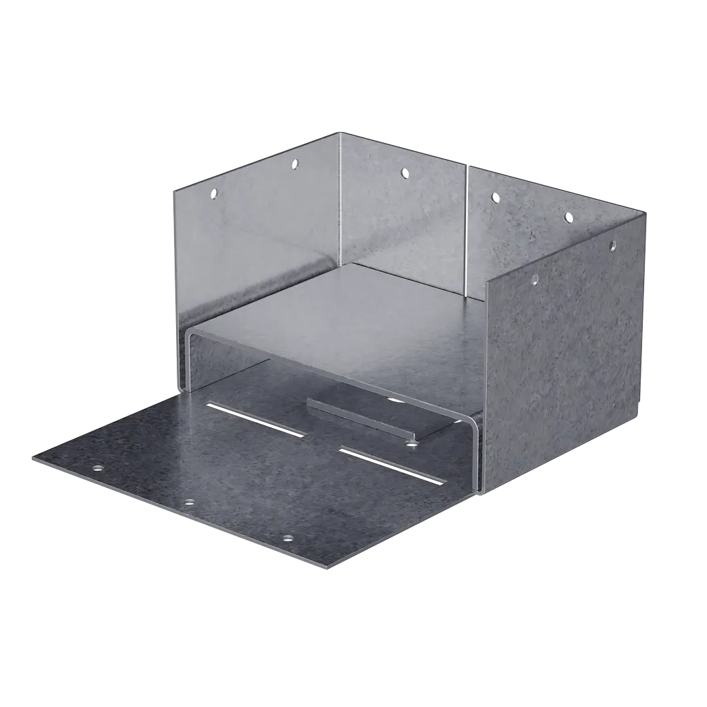 Abw Zmax® Galvanized Adjustable Standoff Post Base For 4X6 (Pack Of 10)-ABW46Z-SP4852-5215