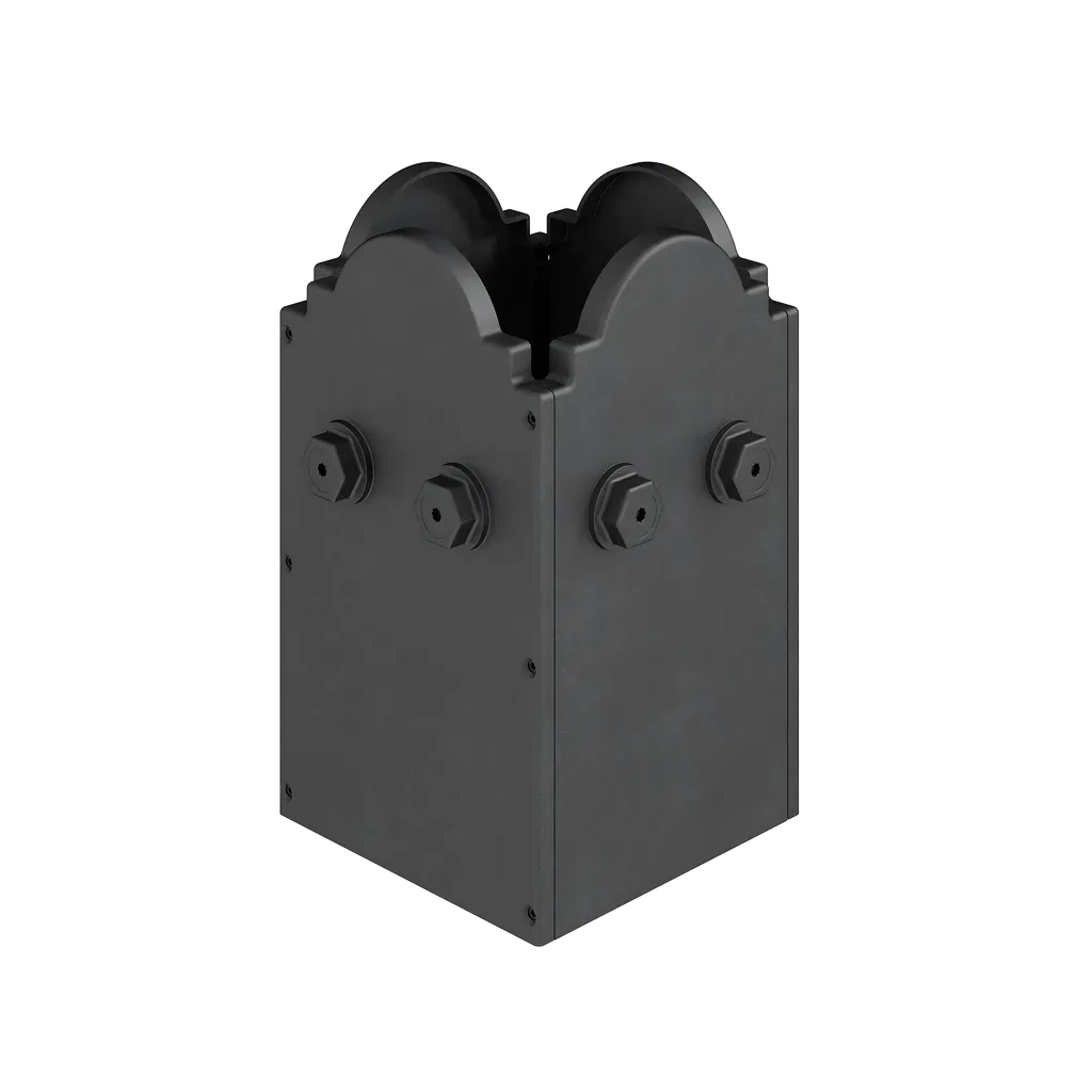 Outdoor Accents® Mission Collection® Decorative Post Base Cover For 6X6 Post (Pack Of 8)-APBDW66-SP2589-2833