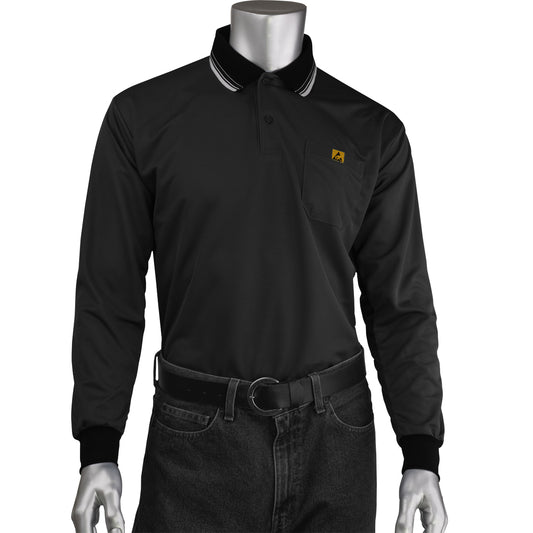 Uniform Technology BP801LC-BK-XS Long Sleeve ESD Polo Shirt