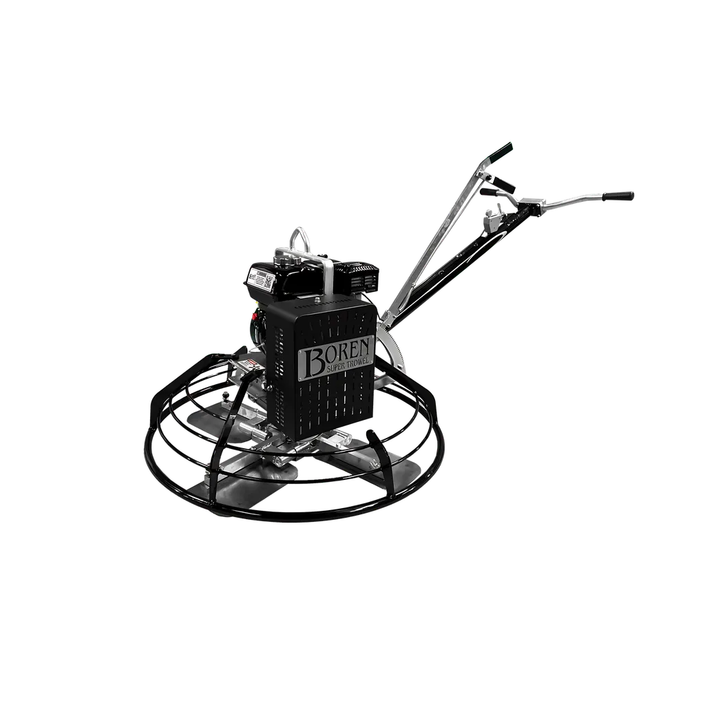 Boren 6.5-44-4HD Walk-Behind Power Trowel – Honda GX200, 44 in, 4-Blade