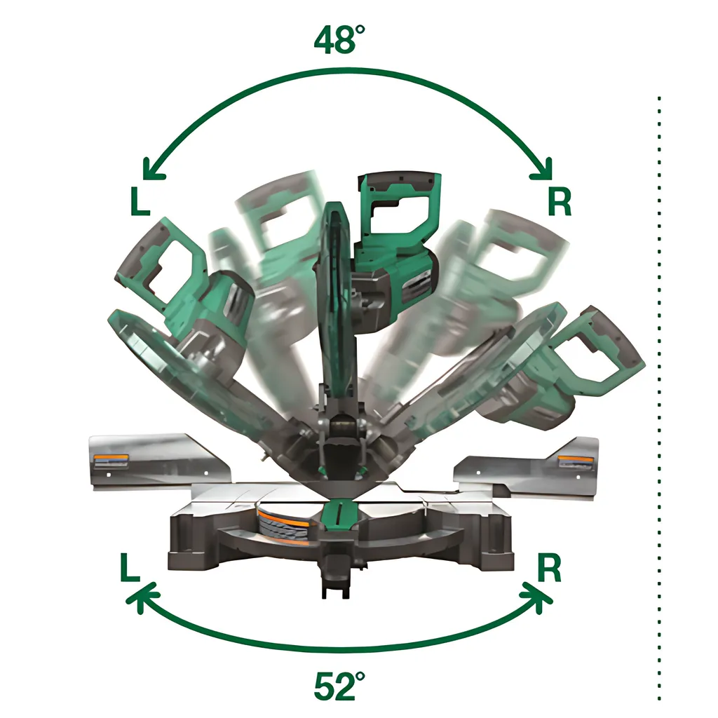12 Inch Dual Bevel Compound Miter Saw-C12FDHB-101