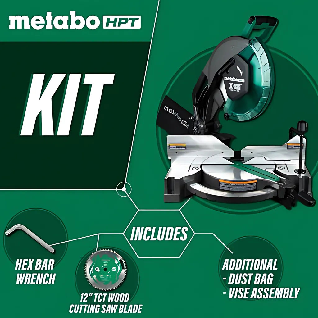 12 Inch Dual Bevel Compound Miter Saw-C12FDHB-97