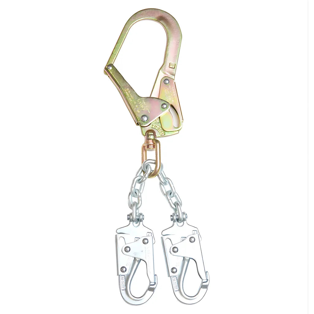 C191203 18In Chain Rebar Positioning Lanyard (Chain, 2 Snap Hook, Rebar Hook) C191203-1804