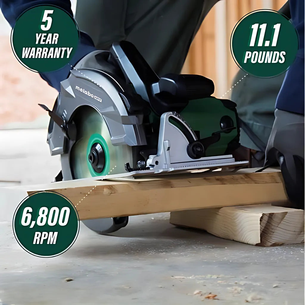 7-1/4 In. Pro Grade Circular Saw 15 Amp 6800 Rpm Rip Max-C7URM-1049