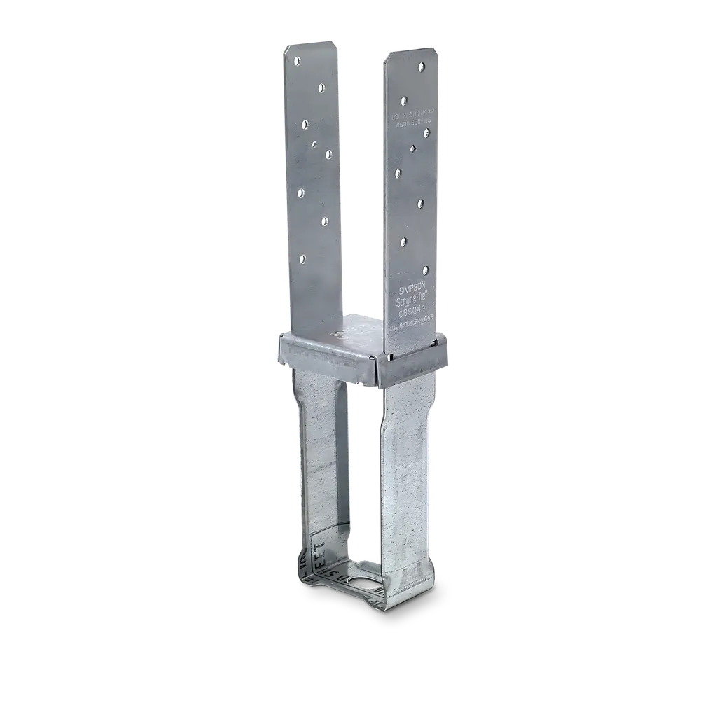 Cbsq Galvanized Standoff Column Base For 4X4 With Sds Screws-CBSQ44-SDS2-SP153-255