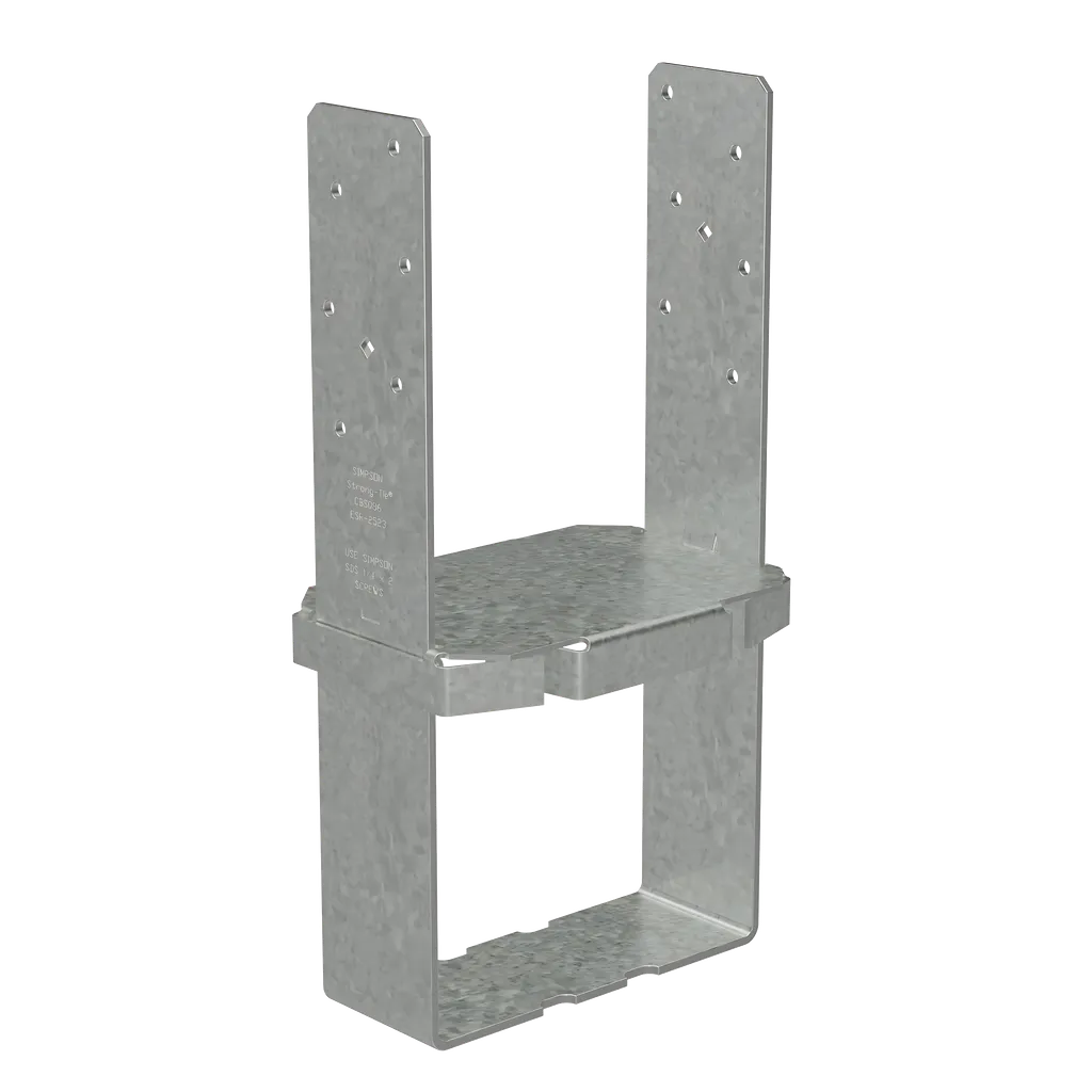 Cbsq Galvanized Standoff Column Base For 6X8 With Sds Screws (Pack Of 4)-CBSQ86-SDS2-SP102-196