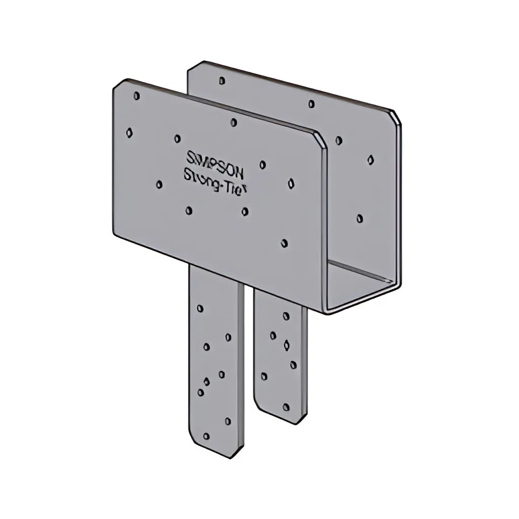 Ccq Rotated-Strap Column Cap For 4X Beam, 4X Post With Strong-Drive® Sds Screws-CCQ44SDS2-5ROT-SP1051-1206