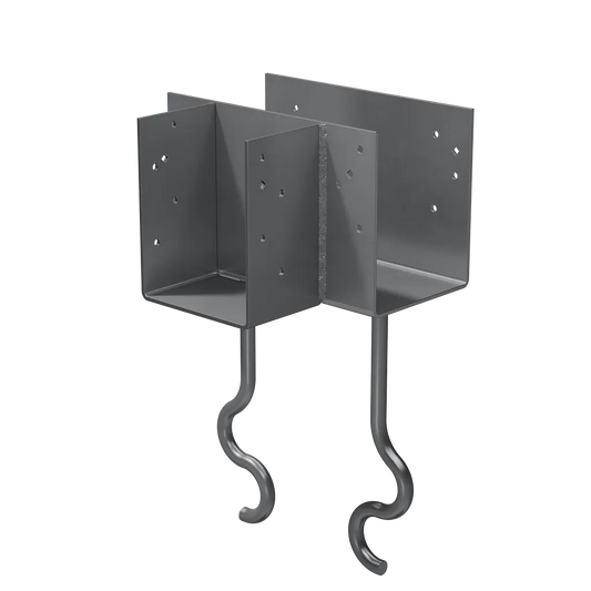 Cctqm 5-1/2 In. T-Shape Column Cap For Masonry W/ Sds Screws (Pack Of 2)-CCTQM5-50-SDSG-SP8791-9363