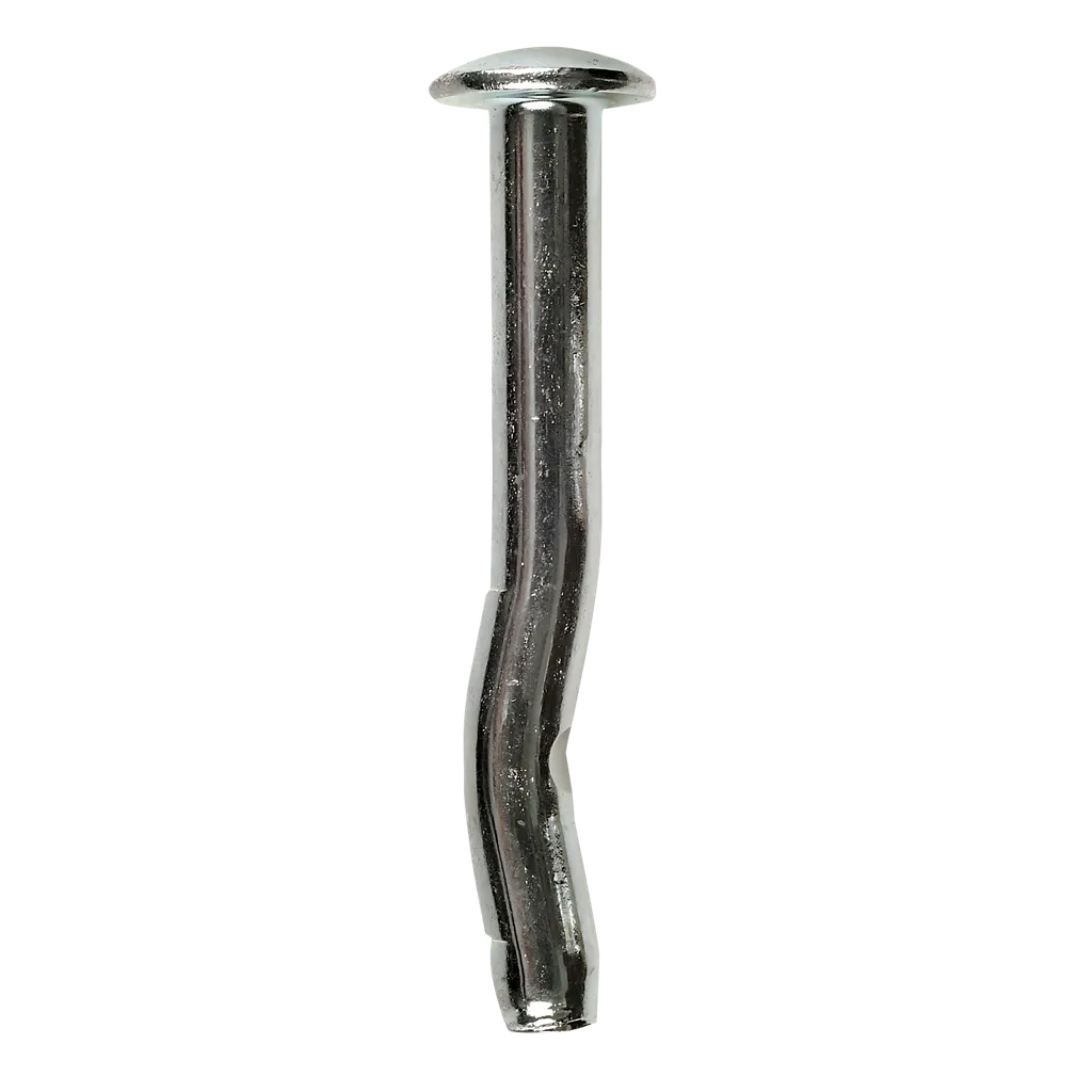 Crimp Drive® 1/4 In. X 3 In. Zinc-Plated Mushroom Head Anchor (100-Qty) (Pack Of 500)-CD25300M-SP4358-4696