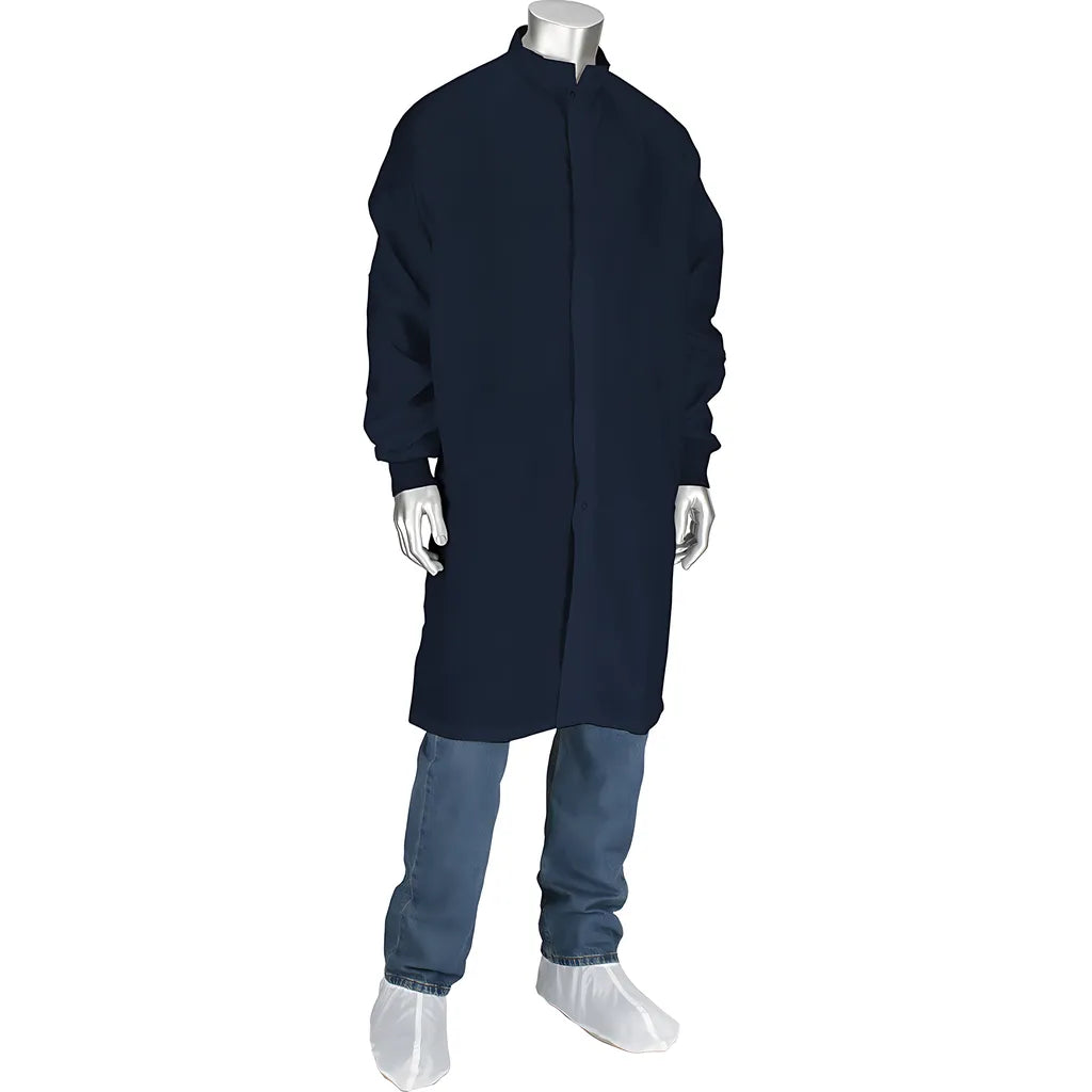 Uniform Technology Cfrzc-74Nv-5Pk-S Altessa Grid Iso 5 (Class 100) Cleanroom Frock CFRZC-74NV-5PK-S-23675