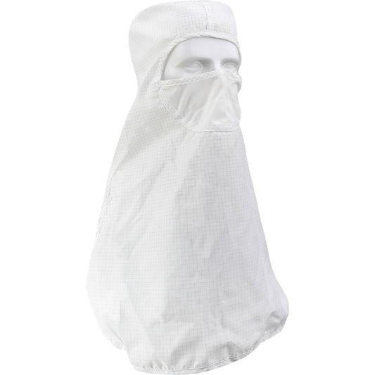 Uniform Technology CHPIN2-74WH-XS Altessa Grid ISO 5 (Class 100) Cleanroom Hood with Built-In Face Mask - Pull Over