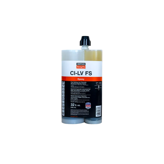 Ci-Lv Fs Fast-Setting Low-Viscosity Structural Injection Epoxy (32 Oz.) (Pack Of 5)-CILVFS32-SP8503-9061