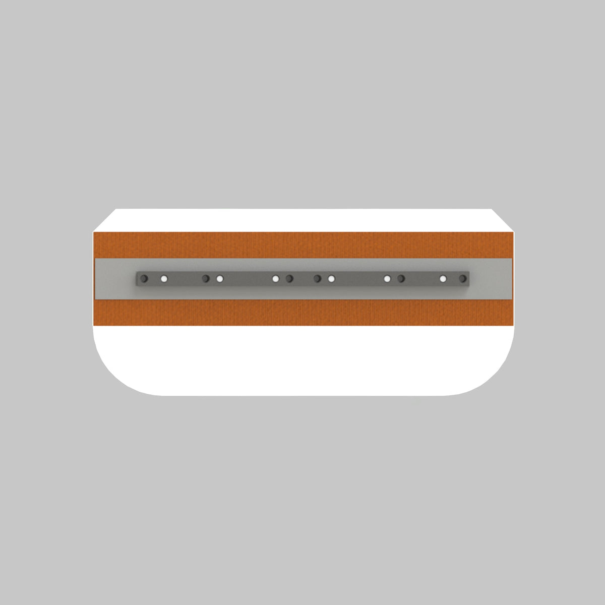 Plate 2000 Plastic Pro Combination Blade 8 x 18 in - CO818375PRP - manufacturer product image