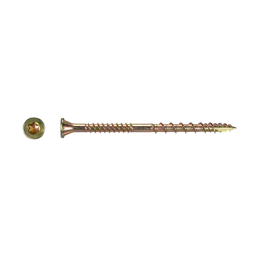 Strong-Drive® Csv Construction Screw - #10 X 3 In. T25, Flat Head, Yellow Zinc (1750-Qty)-CSVZ3MB-SP4577-4928