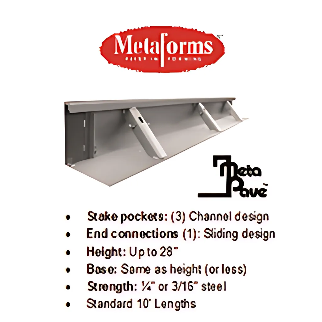 Concrete Metapaving Forms Are Used By Concrete Contractors For Major Industrial Projects. Concrete-Paving-Forms-10