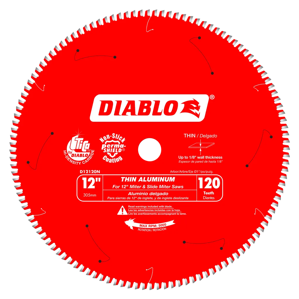 12 In. X 120 Tooth Thin Aluminum Cutting Saw Blade-D12120N-2103