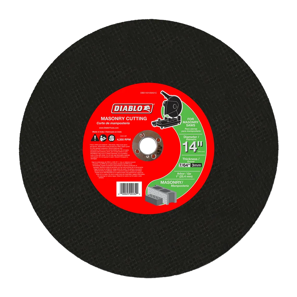 14 in. Masonry Chop Saw Disc | Diablo Tools | PCS