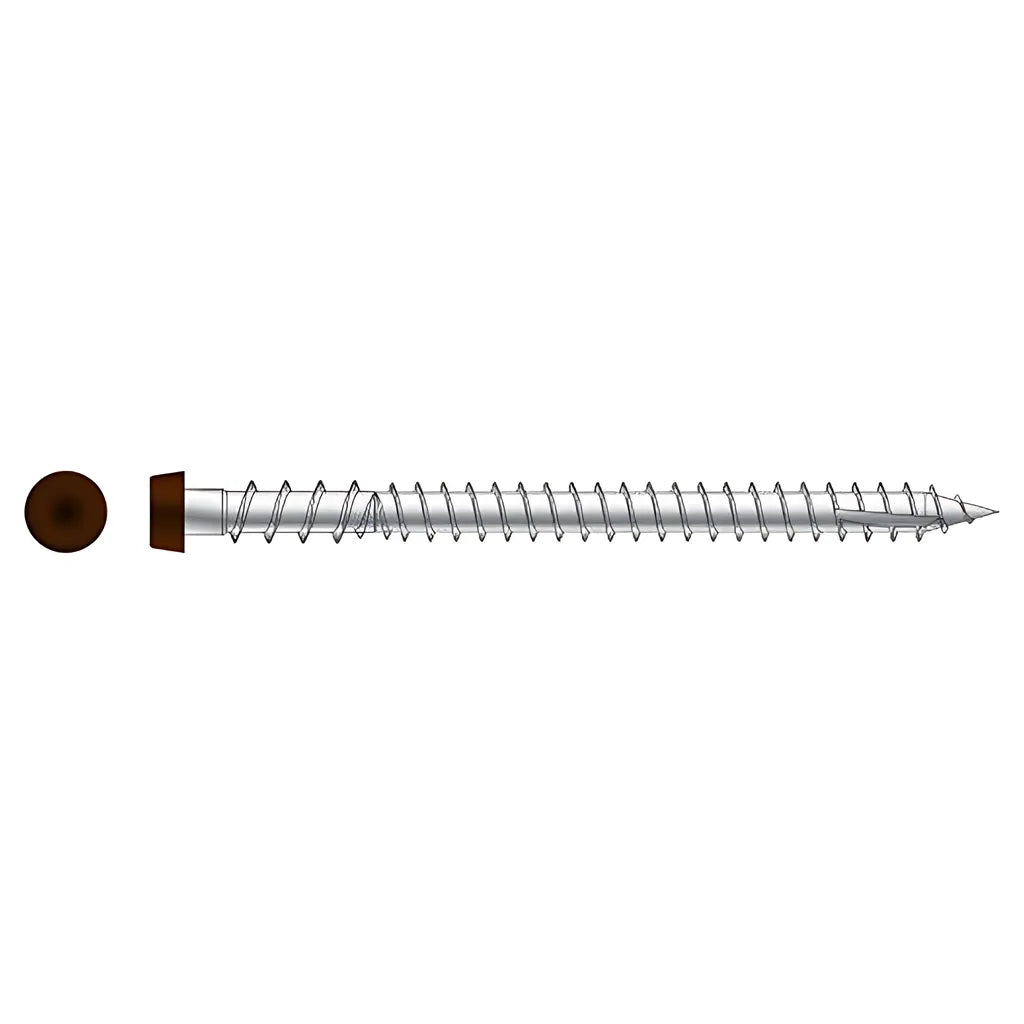 Deck-Drive Dcu Composite Screw - #10 X 2-3/4 In. T20, Type 316, Red 01 (70-Qty)-DCU234C316RD01-SP8563-9123