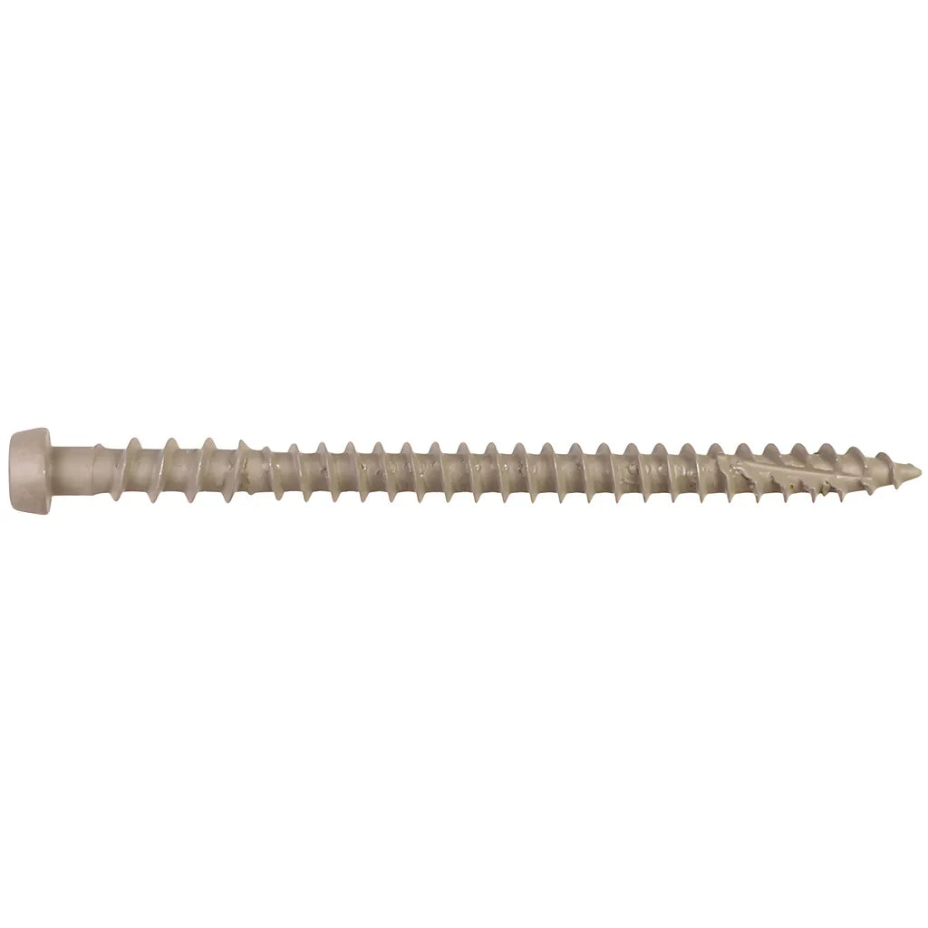 Deck-Drive Dcu Composite Screw - #10 X 2-3/4 In. T20, Quik Guard®, Gray 01 (1750-Qty)-DCU234GR01MB-SP9330-9926